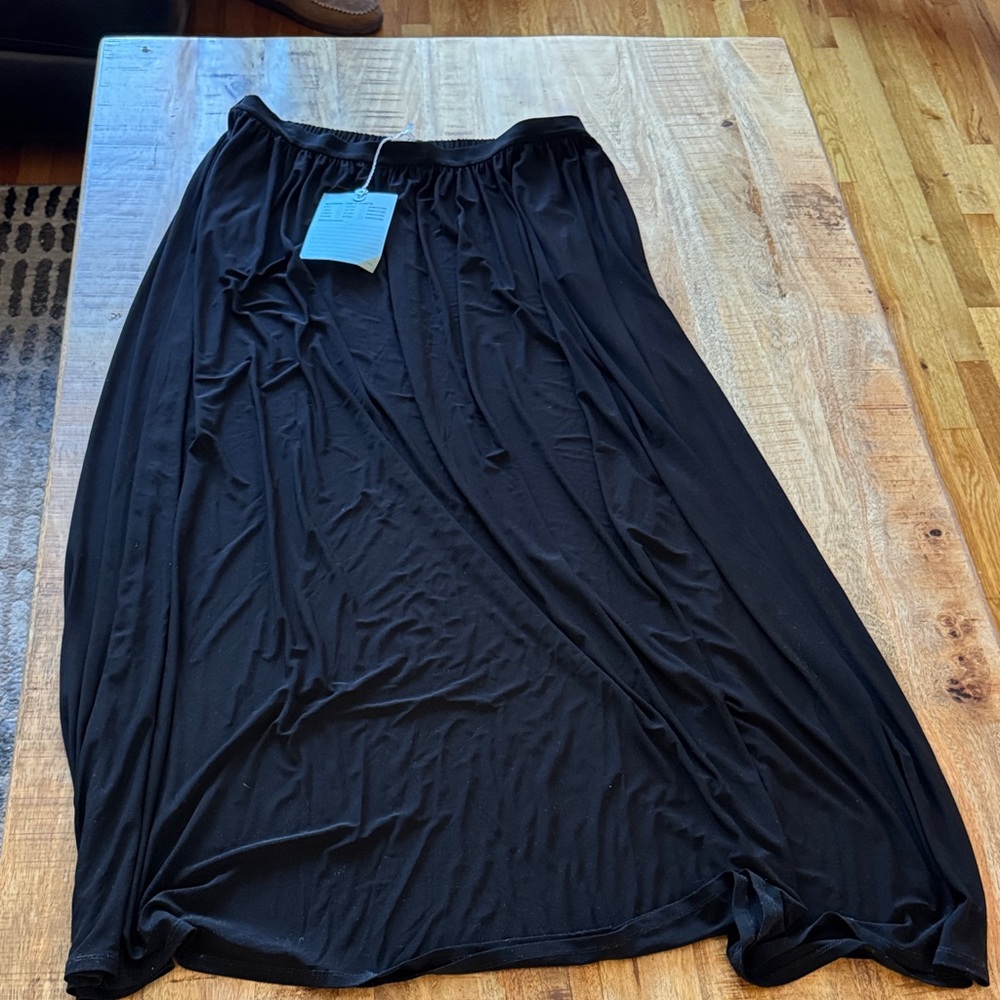 Ramy Brook Black Maxi Skirt or strapless maxi tube dress XXL 2X NEW NWT